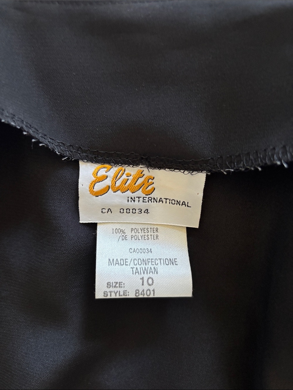 Black Embellished Shoulder Wrap Blouse - Vintage - Picture 5 of 8